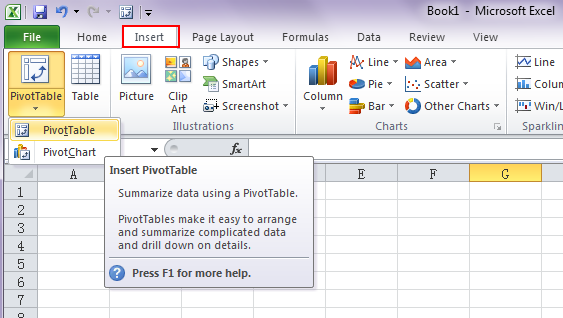 excel for mac 2016 pivot table